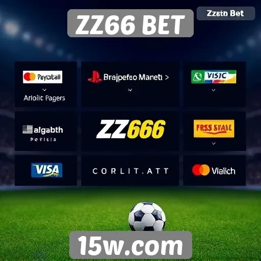 Métodos de pagamento disponíveis no ZZ66 BET